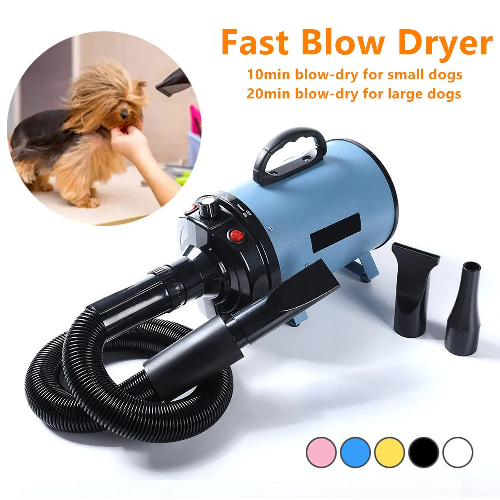 

2800W Power Hair Dryer For Dogs Pet Dog Cat Grooming Blower Warm Wind Secador Fast Blow-dryer For Small Medium Large Dog Dryer