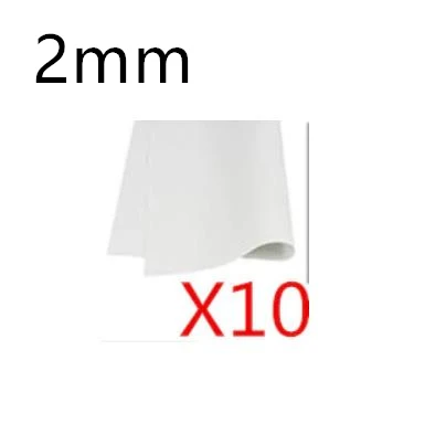 2mm thickness 49* 49 cm 10pcs DIY Sponge Foam KraFt PaPer foamiran FOR needLework felt 10PCS - Цвет: Белый
