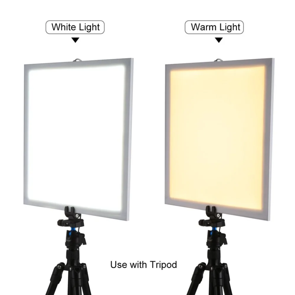 Wired Shadowless LED Lamp Light Panel 38CM*38CM Softbox Photography Lighting Photo Studio Backgroud Bottom Board