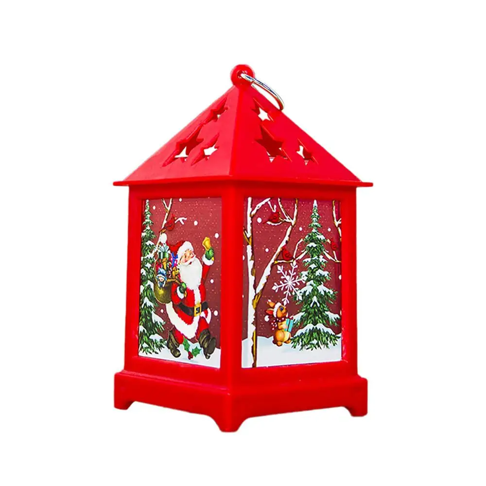 Праздничный светодиодный светильник, деревянный дом, веселое Рождественское дерево, украшения, висячие украшения для дома, креативный Рождественский подарок, свадебный Navidad CD - Цвет: a