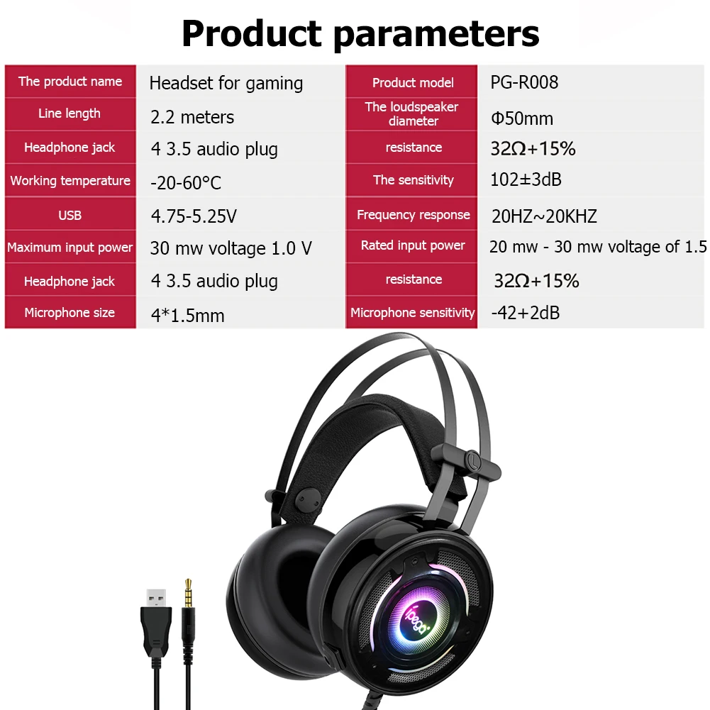Stereo Wired Headphone Practical Multi functional Durable Gaming Headset with Microphone for PS4 Xbox One N Switch