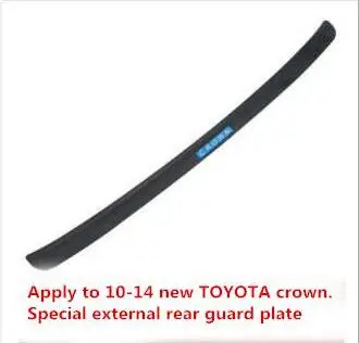 Подходит для 10-18 для TOYOTA new crown специальная задняя защитная накладка 13/14 для замены туловища - Цвет: 3