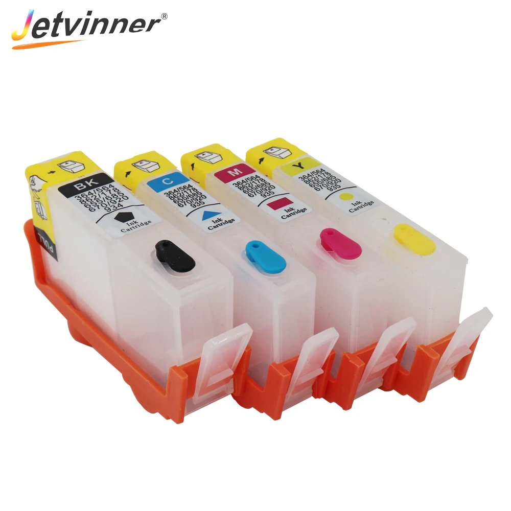 4-color For HP 670 Refillable ink cartridge With Arc Chips for HP670 Deskjet 3525 4615 4625 5525 Printer printer supplies ink cartridge inkjet ink cartridge