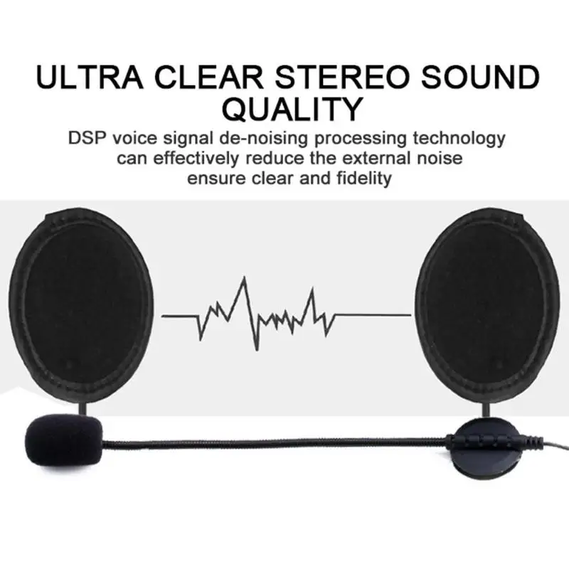 V8 мотоциклетный шлем гарнитура Водонепроницаемый Bluetooth NFC FM радио мотоцикл езда стерео музыкальные наушники домофон для 5 всадников