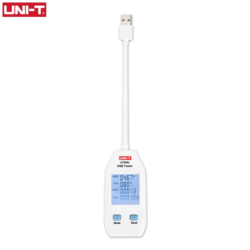 Uni-t USB тестер цифровой вольтметр Амперметр Напряжение тока Амперметр измеритель емкости доктор для Мобильный телефон планшет мощность - Цвет: UT658A