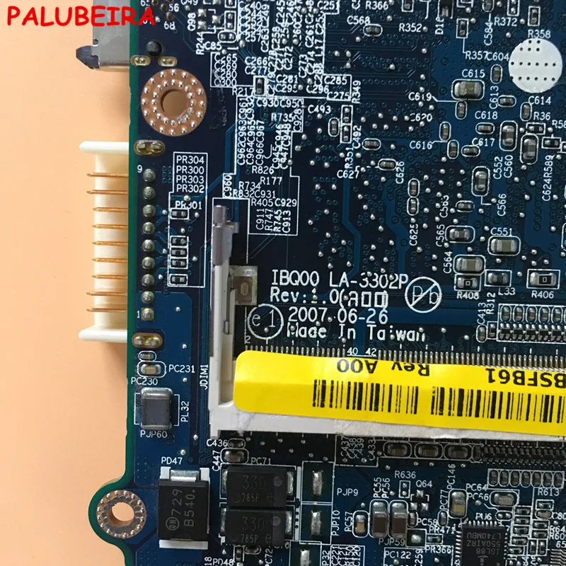 PALUBEIRA для Dell Latitude D630 Материнская плата ноутбука 965PM DDR2 Quadro NVS 135M CN-0R872J 0R872J CN-0PN302 0PN302 0PN302