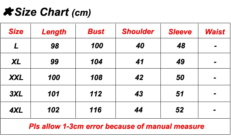 5 L-4XL