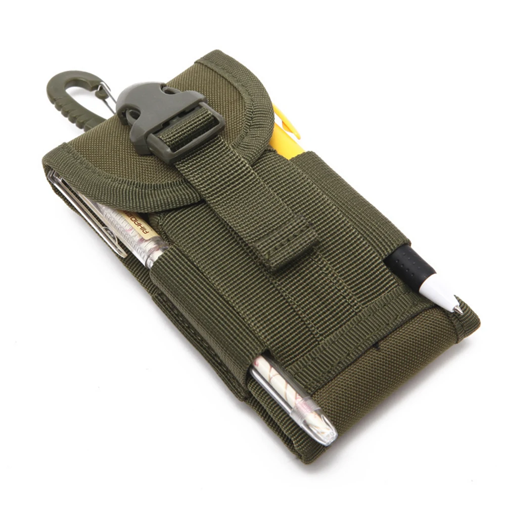 Army Green Чехол на ремне, водонепроницаемый, универсальный, армейский, тактический, для мобильного телефона, чехол на крючок - Цвет: Army Green