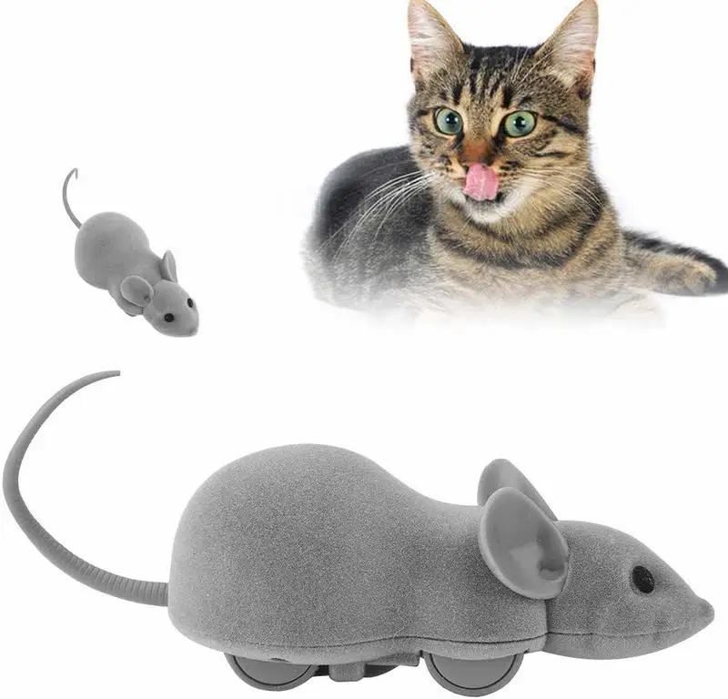 Мышь кошка игрушка забавное мини приложение беспроводная крысиная мышь со