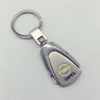 

Car Styling 3D Metal Water Drop Keychain Key Chain Key Rings Chaveiro Llavero for Opel Fashion Auto Pendant car key chain