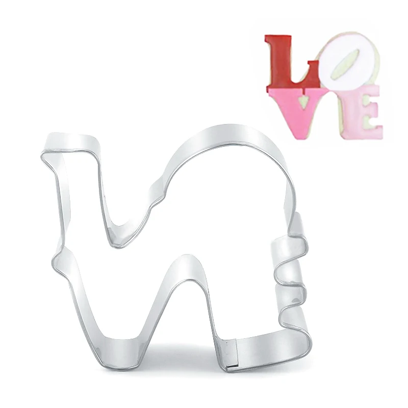 

1pc New Love Baking Mold Stainless Steel Biscuit Cookie Cutter Cake Decorating Tools Home DIY Baking Accessories