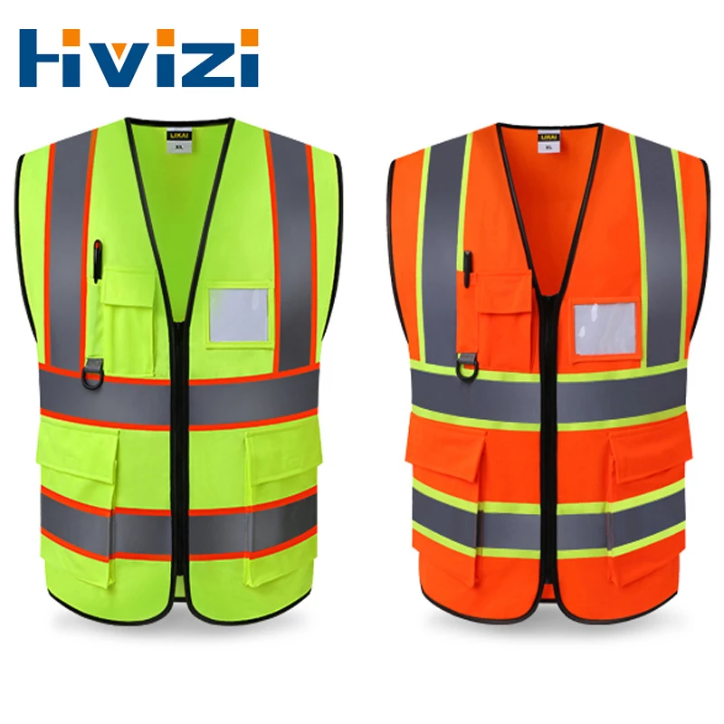Hivizi Original Brand Vest Workwear Clothing Safety Reflective Logo Printing Free Shipping | Безопасность и защита
