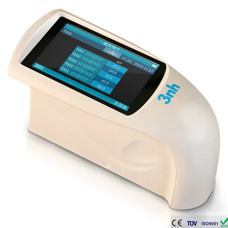 

3nhHG60 Economical Single Angle Gloss Meter with USB RS-232 Interface 3.5 Inch Gloss Meter
