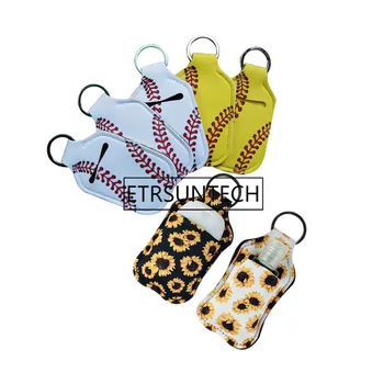 

100pcs Sanitizer Holder Neoprene fluid hand washing bottle baseball Perfume Bottle bag Best Gift for Party Birthday Christmas
