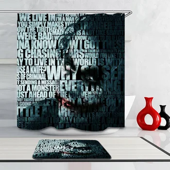 

Shower Curtain, Bathroom Curtains Accessories-Clown,Joker Killer, Arthur Fleck,Movie Theme