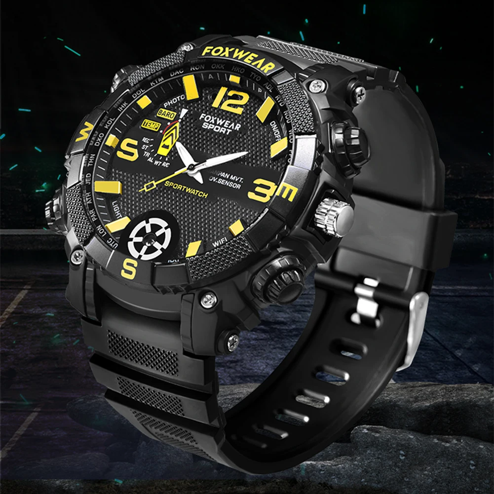 

Memory Card Outdoor Lighting Waterproof Led Magnetic Charging Smart WIFI With Camera Built In Sports Watch Wrist HD Hiking