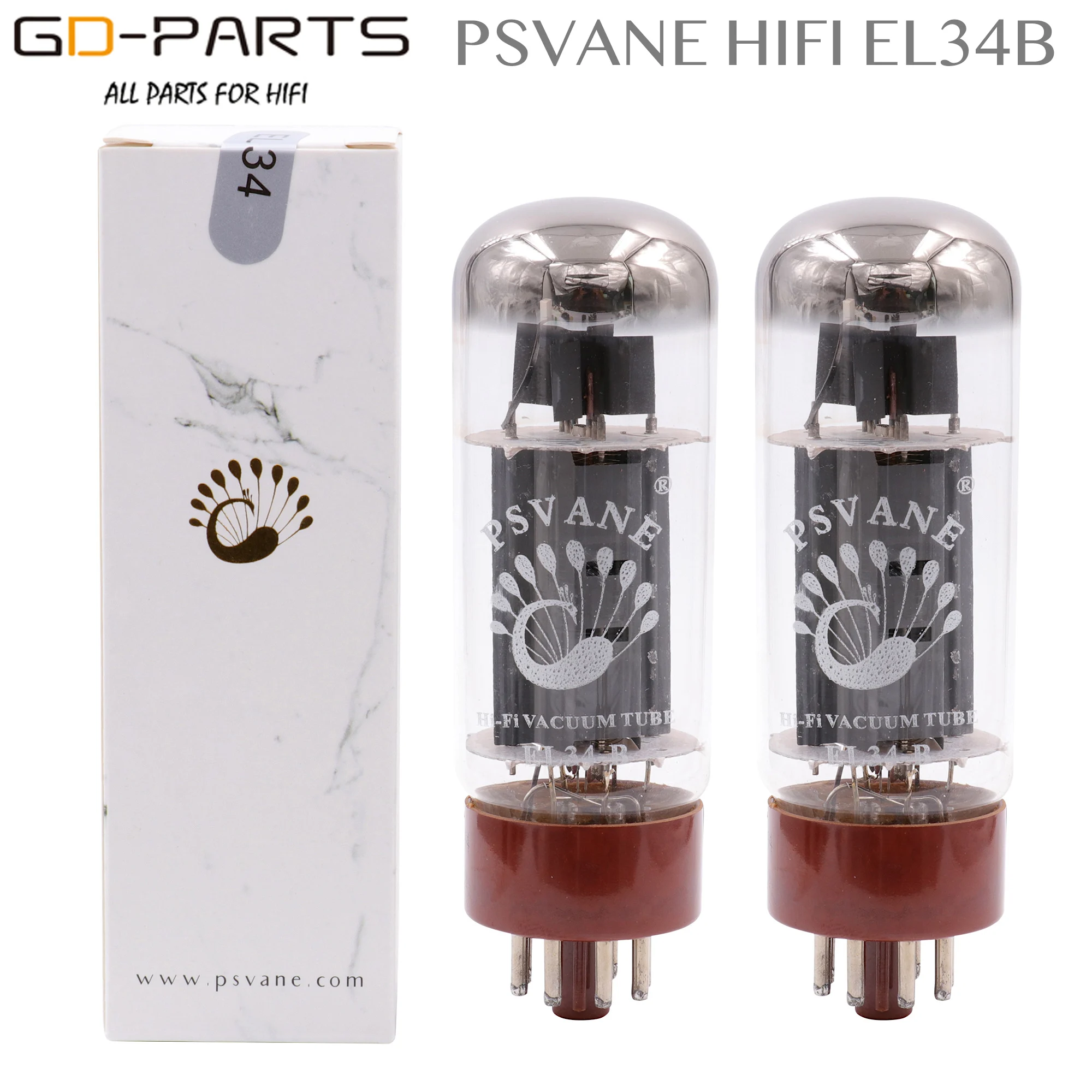PSVANE HIFI EL34B вакуумная трубка замена 6CA7 EL34 для Hifi аудио винтажный ламповый усилитель DIY Заводская проверка и соответствие