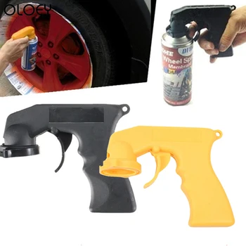 

Spray Adapter Paint Care Aerosol Spray Gun Handle with Full Grip Trigger Locking Collar Car Maintenance