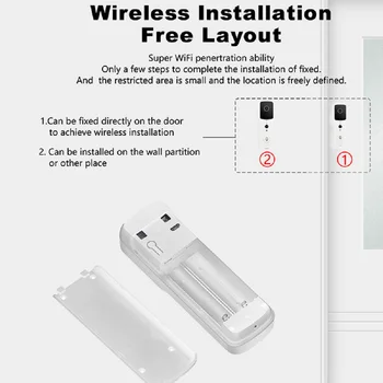 Smart Tuya Video Doorbell WIFI Connected With Video Surveillance Camera HD Night Vision Picture Doorbell Home Security System 2