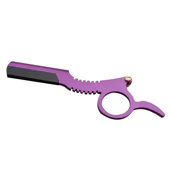 

4pcs in 1 Set Stainless Steel Hairdressing Scissors Razor Set Barber Scissors Hair Cutting Tools (Assorted Color)