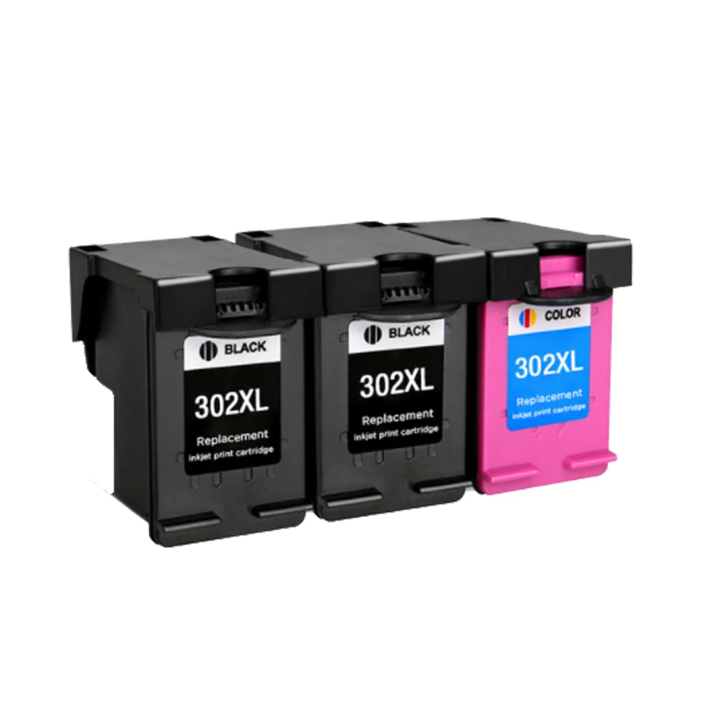 2BK 1C Совместимость 302XL Замена для hp 302 для hp 302 XL чернильный картридж с чернилами hp Deskjet 1110 1111 1112 2130 2131 принтер - Цвет: 2BK 1C