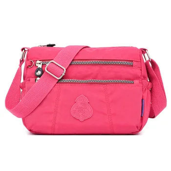 

Fashionable one shoulder bag trend women's bag lightweight waterproof nylon bag sweet lady messenger bag beautiful leisure bag