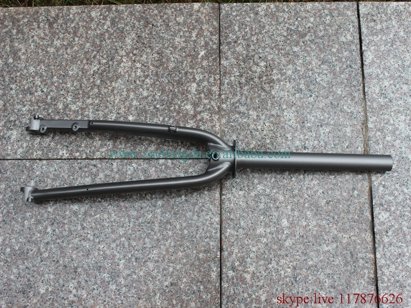 Titanium road frok custom titanium road frok