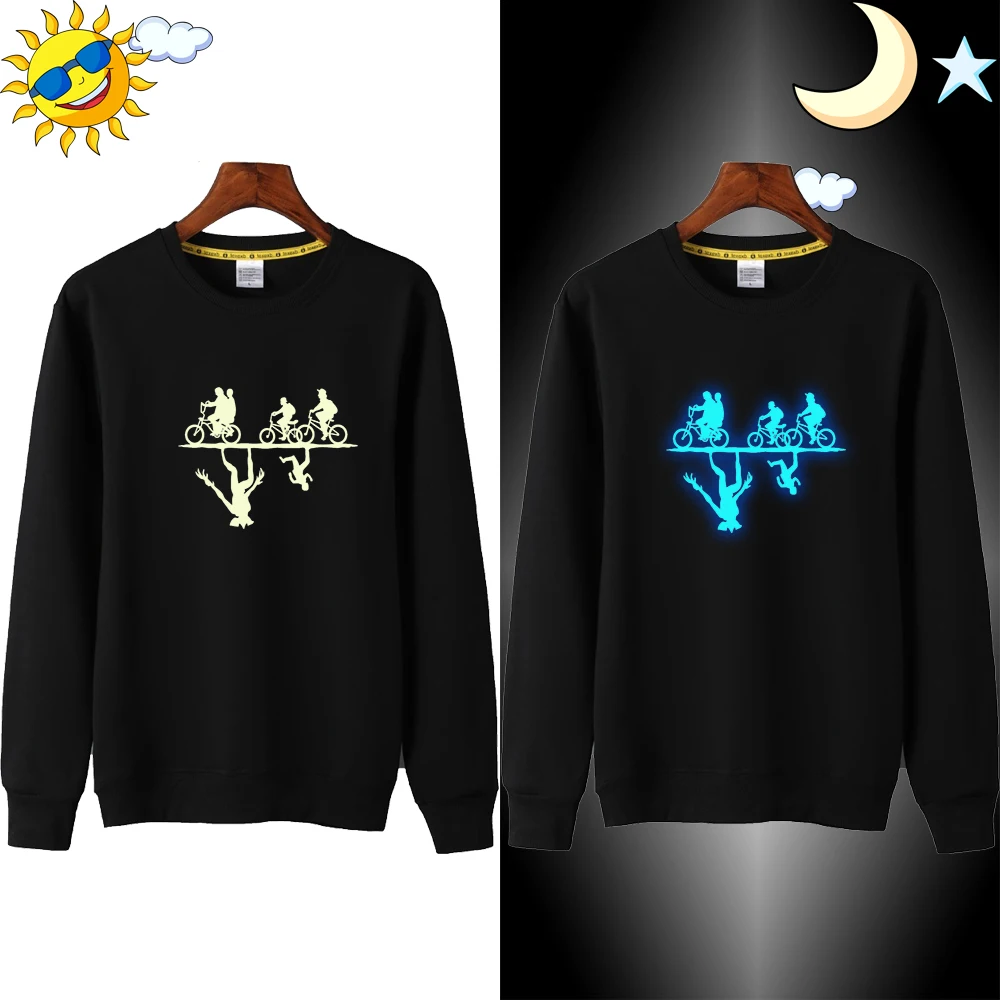 

LYTLM Stranger Things Sweatshirt Girl Friends Hoodie for Girls Baby Boy Clothes Ubranka Dla Niemowlat Luminous Toddler Hoodie