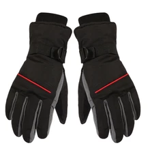 SEWS-очень толстые лыжные перчатки, зимние, для спорта на открытом воздухе, мужские, теплые, для снегохода, мотоцикла, водонепроницаемые, для сноуборда, черные