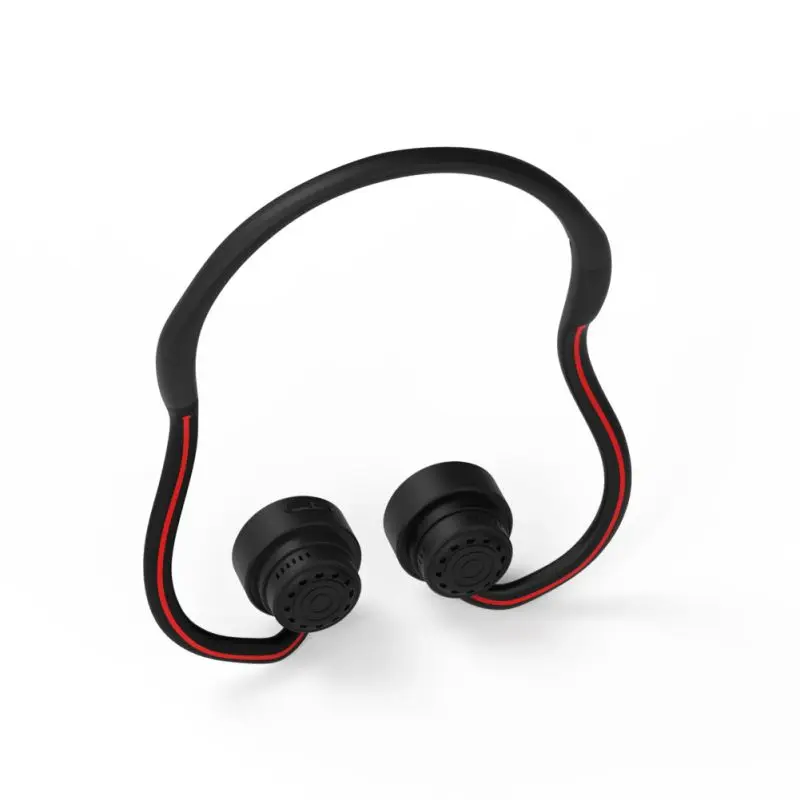Костной проводящий для Bluetooth наушников мега бас стерео звук костный Водонепроницаемый Пот-доказательство спортивная Гарнитура беспроводной ушной крючок