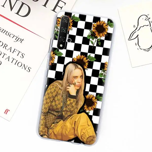H08 Billie Eilish Халид чехол для Honor 20 Pro 10 20 Lite 20i Honor 8X 9X 8A Pro 8C 8 секунд воспроизведение 3e Твердый чехол-накладка для телефона чехол - Цвет: H08