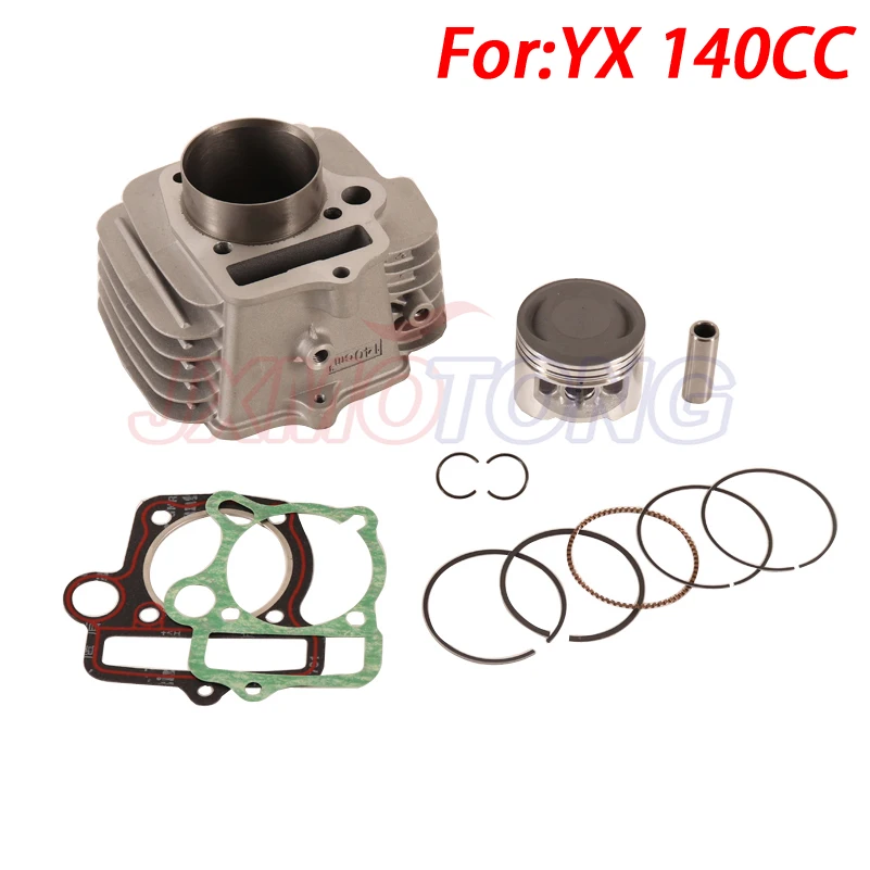 

YX 140cc Motorcycle Cylinder Piston Ring Gasket Kit For 56mm Bore YinXiang 140cc Horizontal Engine Dirt Pit Bike Atv Quad Parts