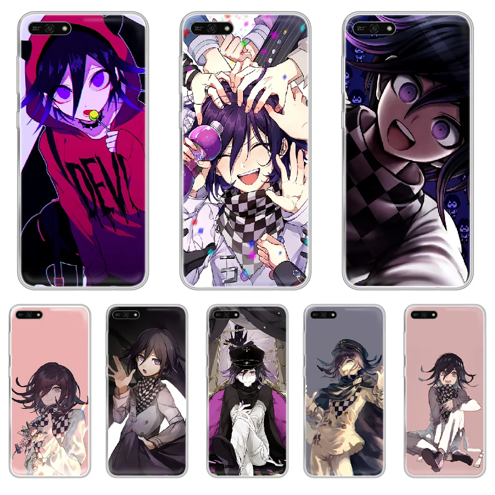Чехол для телефона Kokichi Ouma Danganronpa V3 корпус HUAWEI honor mate 8 9 10 20 30 A S X i pro lite прозрачный