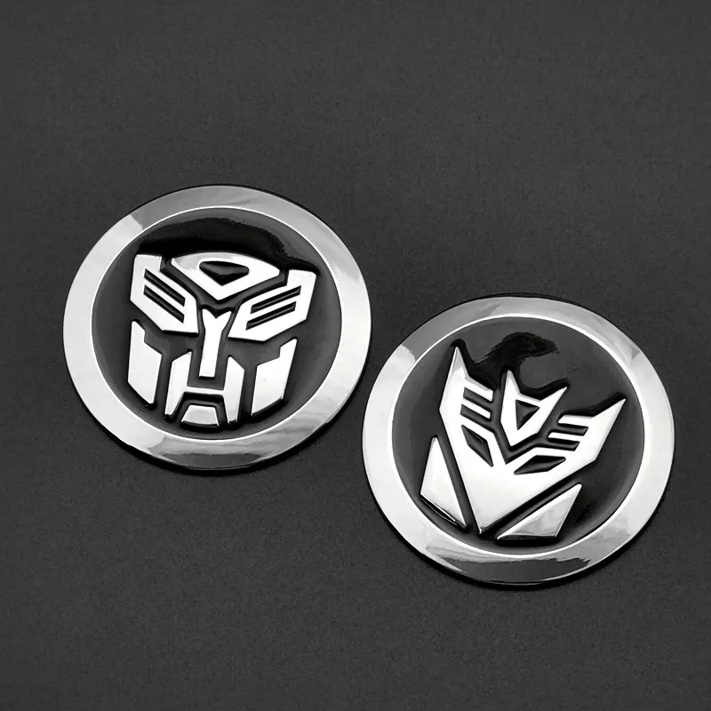 1PCS 3D Car Sticker Metal Transformers For Car Auto Logo Badge Window Tail Car Body Decoration Car Styling Accessories