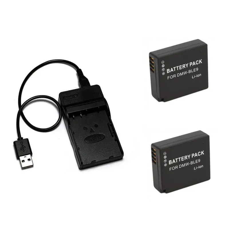 DMW-BLE9E, BLE9E, DMW-BLE9, BLE9, DMW-BLG10 BLG10 BP-DC15 BPDC15 Батарея+ Зарядное устройство для цифрового фотоаппарата Panasonic Lumix DMC-GF3 DMC-GF5 DMC-GF6