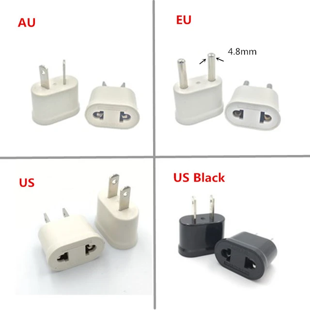 Enchufe De Conversión Eu Au Us, Mini Adaptador Ligero, Toma De