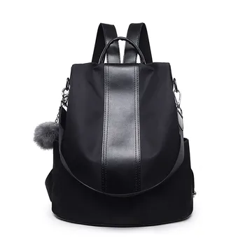 

Anti-theft backpack female 2020 new Korean version of the wild large-capacity leisure travel bag Oxford cloth backpack