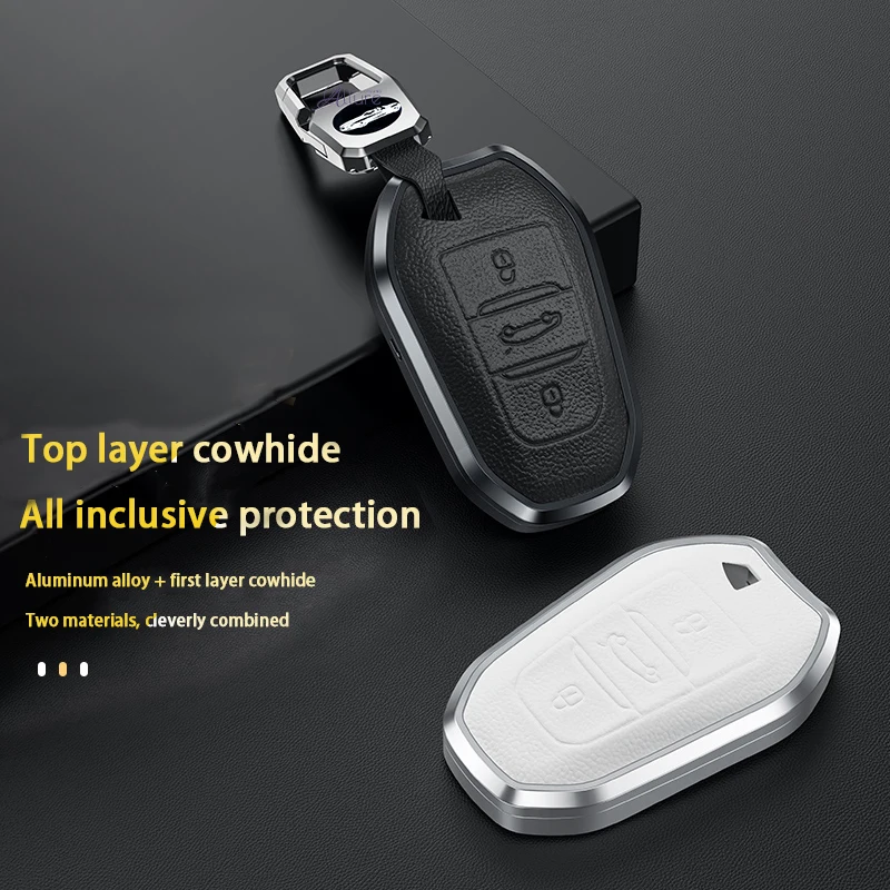 

Car Remote Key Case Cover for Peugeot 208 308 408 508 307 2008 3008 4008 Citroen Scratch-resistant Button Protect Shell Holder