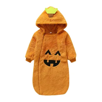 

Baby Sleeping Bags Cartoon Printed Long Sleeve Girls And Boys Baby Halloween Pumpkin