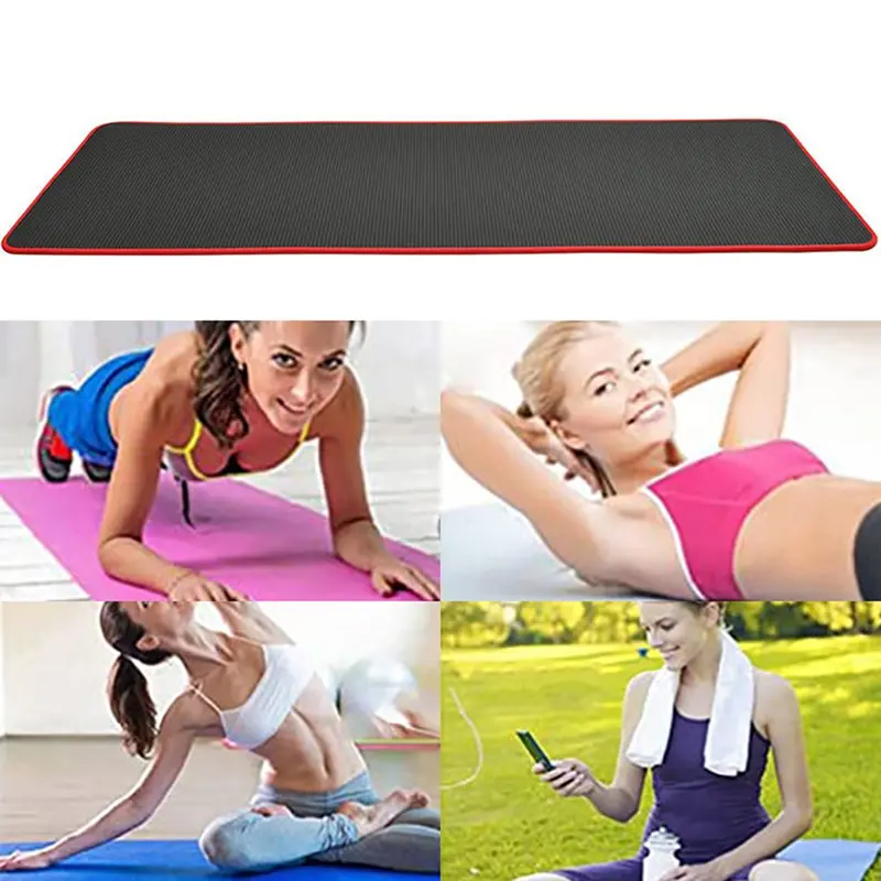 10MM Extra Thick 183cmX61cm High Quality NRB Non-slip Yoga Mats For Fitness Tasteless Pilates Gym Exercise Pads with Bandages