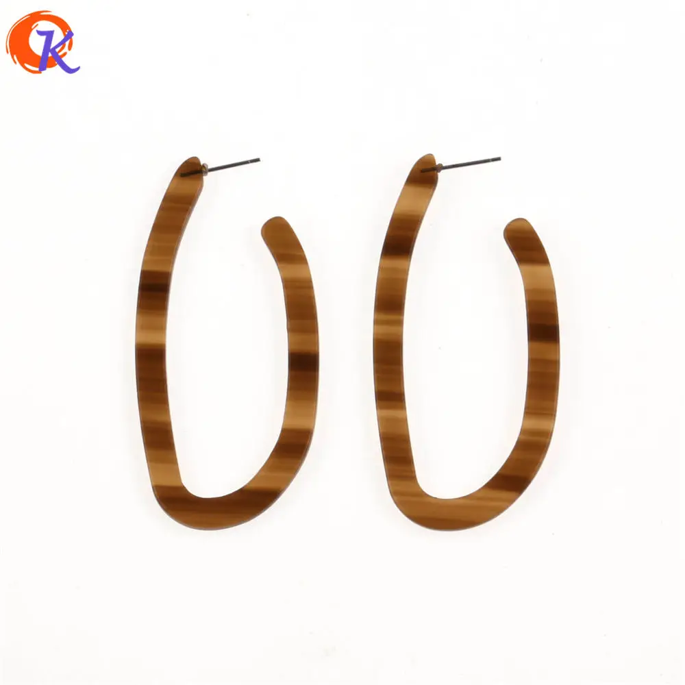 Горячая Распродажа полые преувеличенные коричневые минималистичные серьги