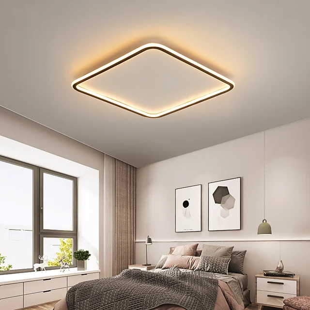 Modern Led Ceiling Lamp For Bedroom Study Dining Room Kitchen Minimalist Ultra Thin Round Roofing Chandelier Lighting Fixtures 3