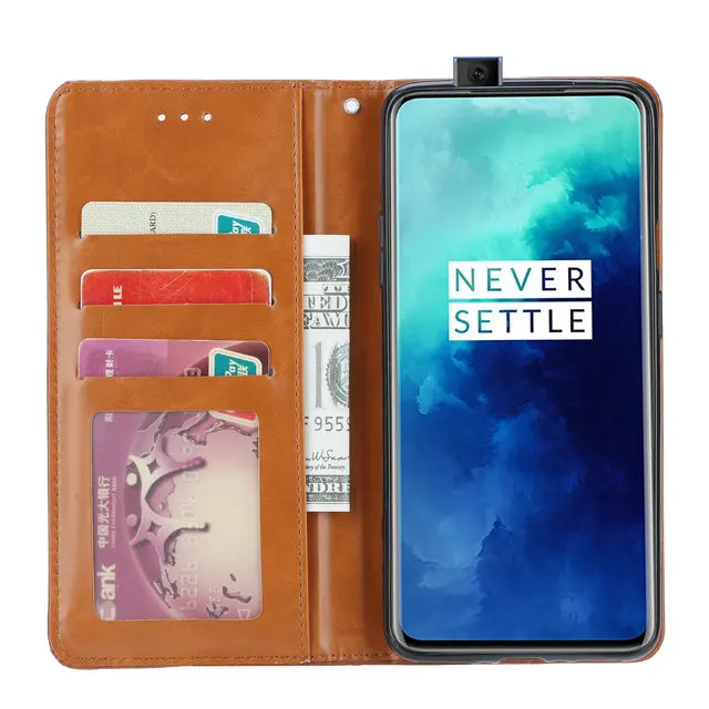 Для Oneplus 7 T Pro One Plus 7 T T7 Роскошный чехол для Oneplus 7 T откидной Чехол-кошелек со слотом для карт кожаный чехол для Funda Oneplus 7 T Pro Чехол