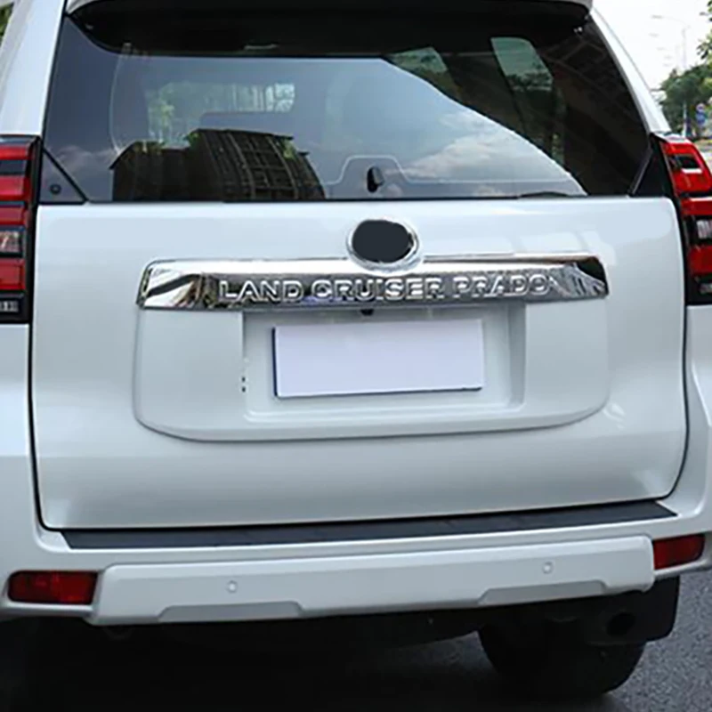 

Tailgate moulding Rear Tail Trunk door trim Auto Tailgate protection rear trunk tailgate door lid for Toyota17-19 Prado 2700 400