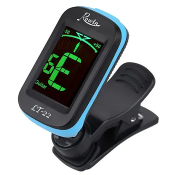 

Rowin Mini Clip-On Automatic Digital Tone Style Tuner LCD for Acoustic Electric Guitar Bass Violin Ukulele Blue