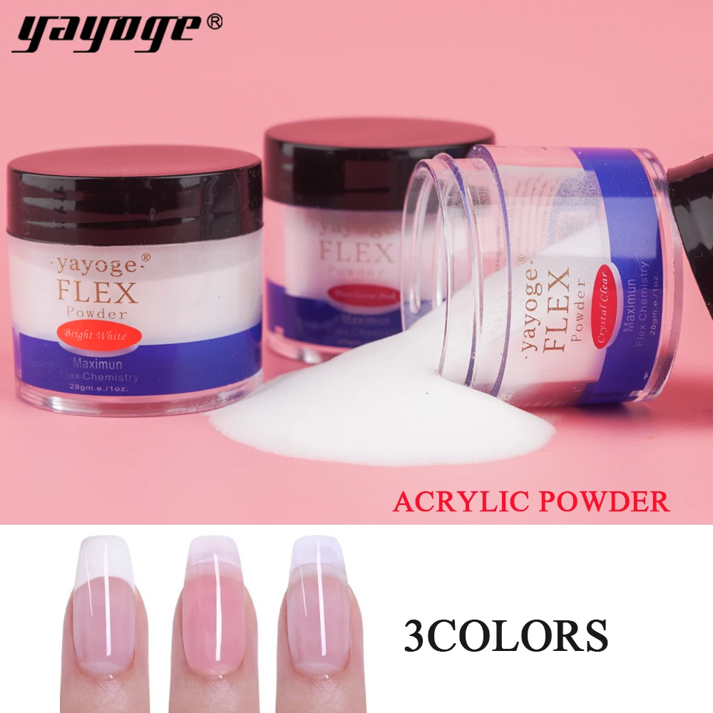 

Yayoge Acrylic Powder 3 Color Polvo Acrilico Nails Art 15 g Acrylic Nail Powder Clear Acrylic Powder Drop Shipping Hot Sale