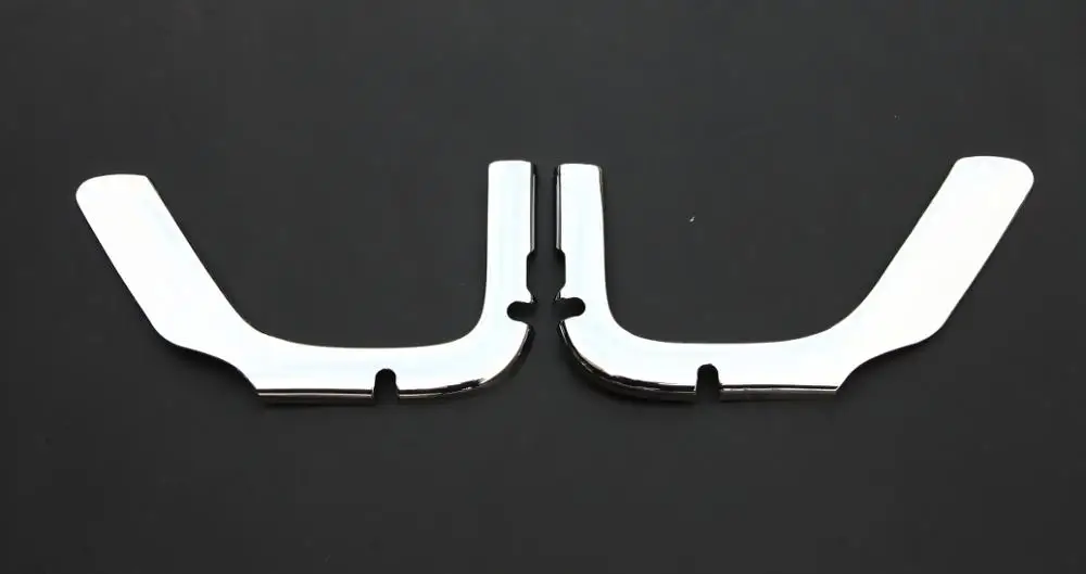 2pcs-chrome Дверная сетка для хранения струнная сумка декоративная рамка для Jeep Wrangler JK JKU 2011- 2/4 двери автомобиля аксессуары хром синий оранжевый - Название цвета: 2pcs-chrome