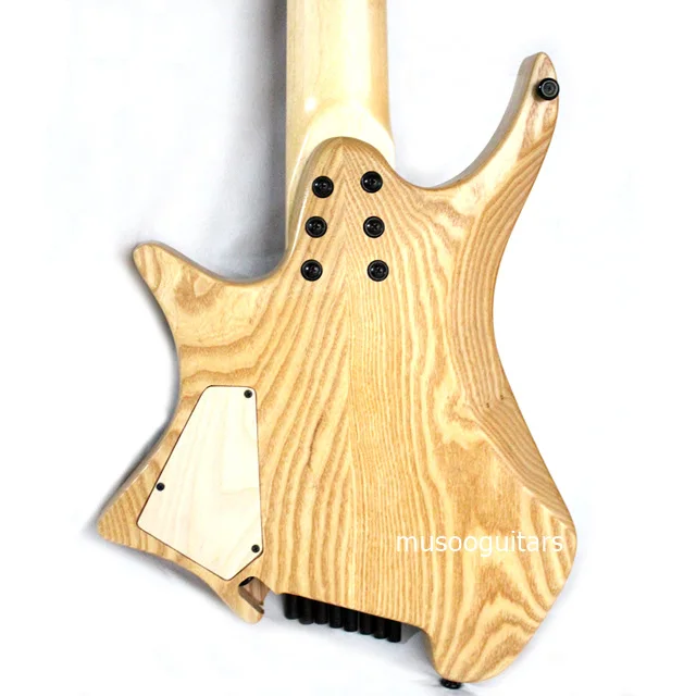 Musoo бренд 8 струн fanned fret электрогитара без головки грифа