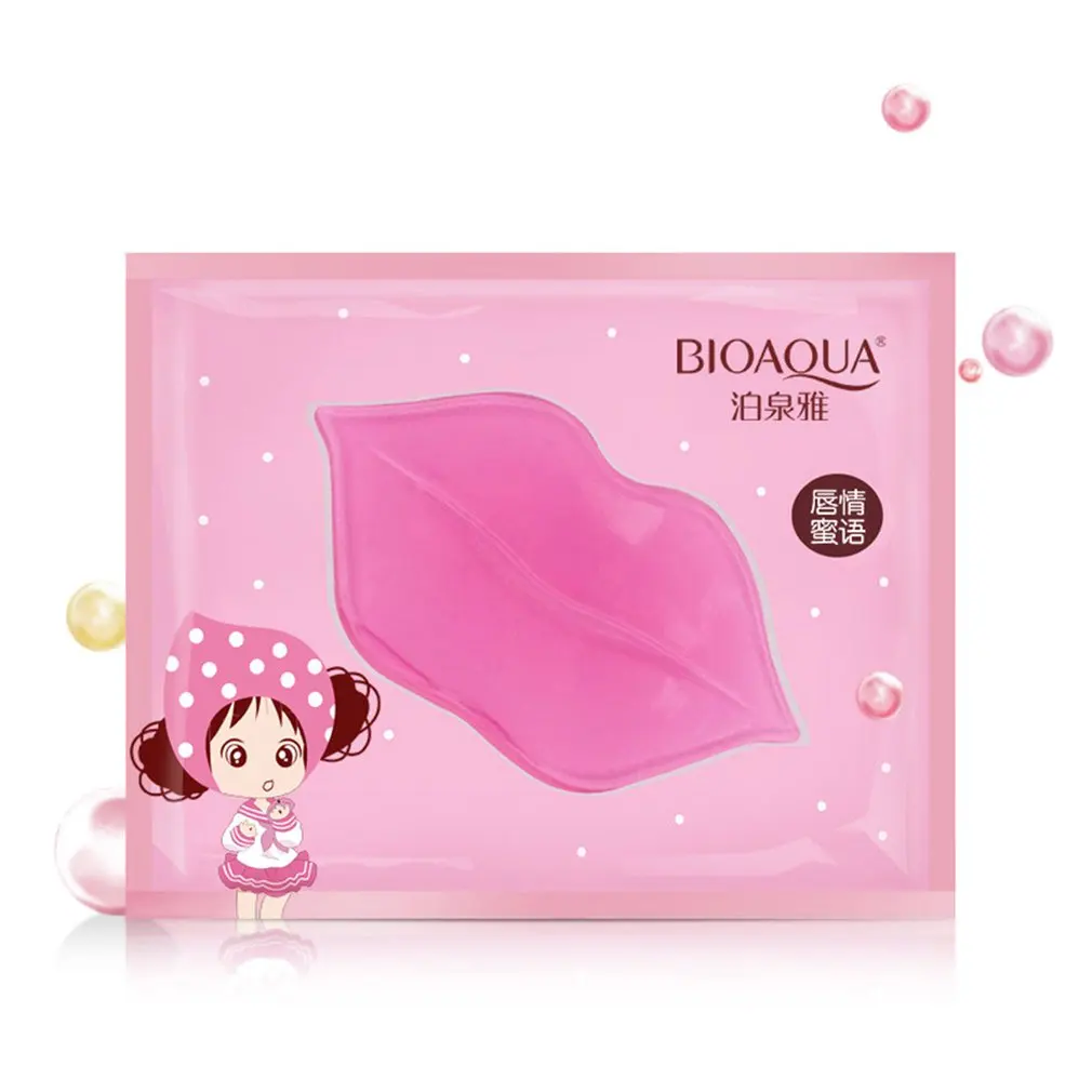 New Crystal Collagen Lip Mask Pads Moisture Essence Anti Ageing Wrinkle Patch Pad Gel lip balm 1 New Crystal Collagen Lip Mask Pads Moisture Essence Anti Ageing Wrinkle Patch Pad Gel lip balm 2