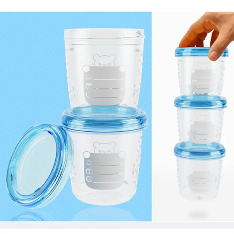 Baby Breast Milk Storage Bottle Infant Newborn Food Freezer Container Milk Powder Nuts Tea Organizer